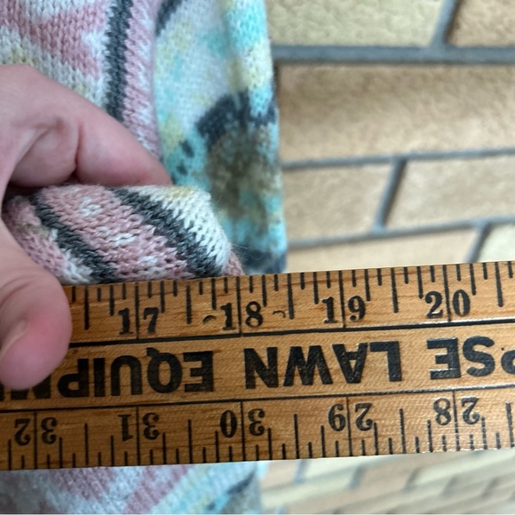 Vintage Jason Maxwell Chunky Fair Isle Turtleneck Sweater Size Small - Picture 5 of 5